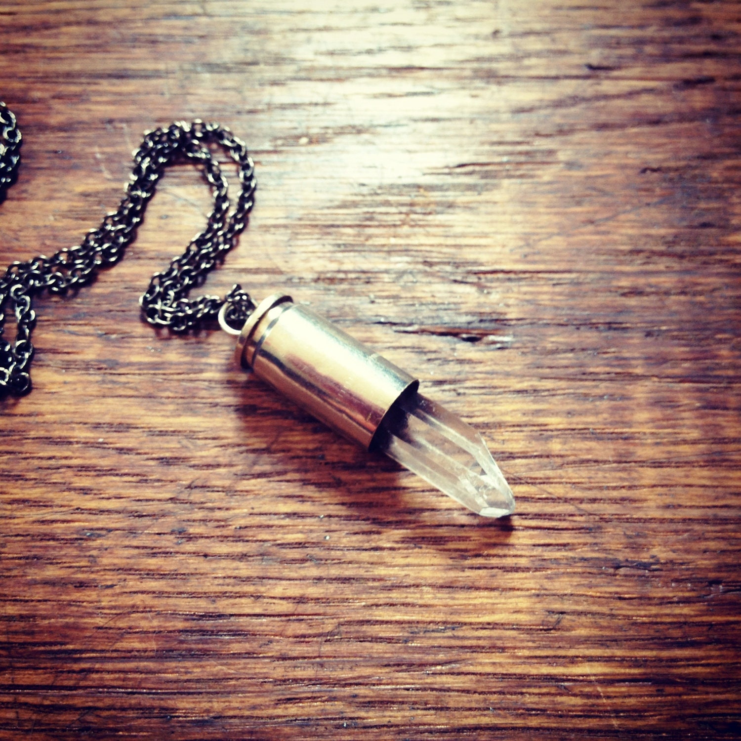 Crystal Bullet Necklace
