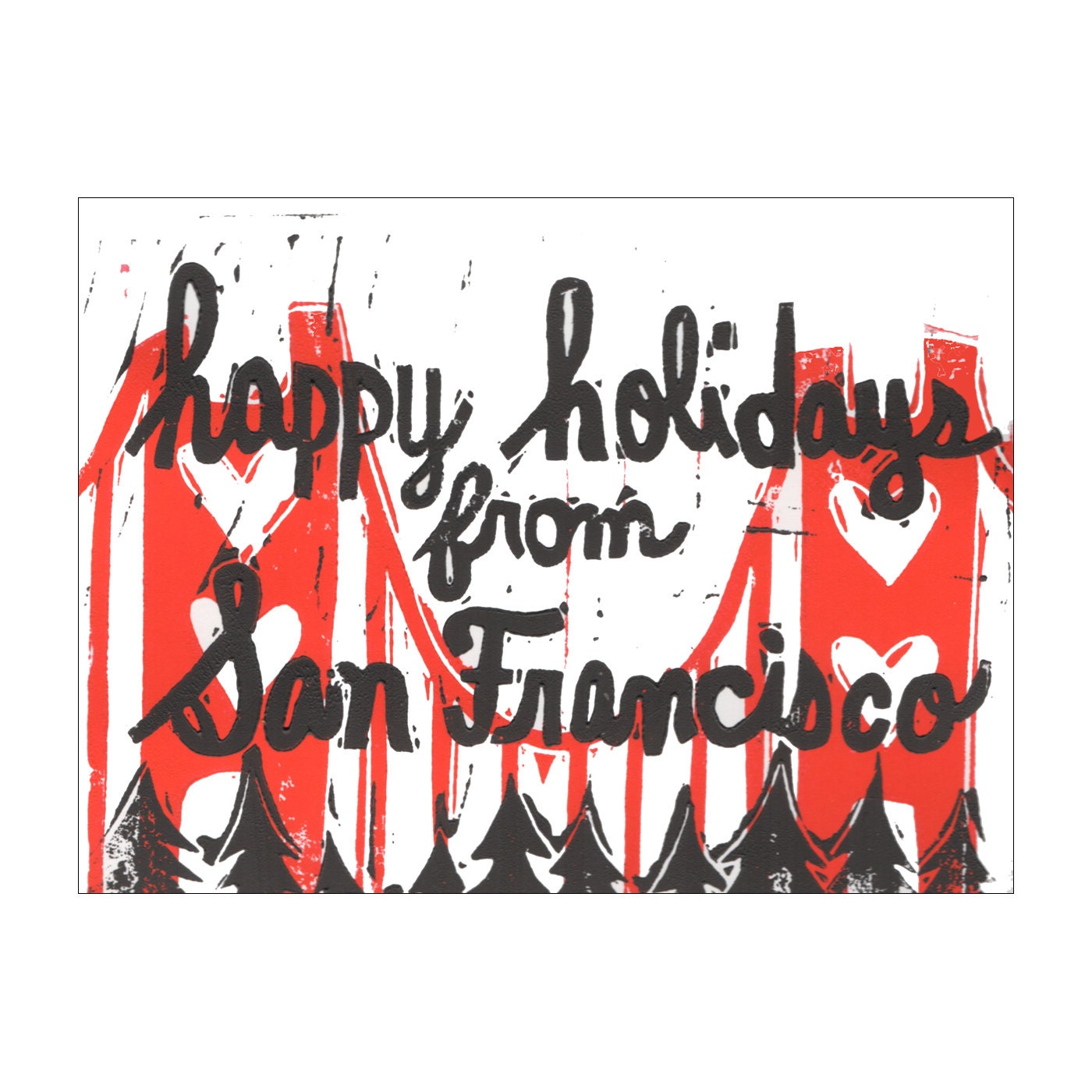 Happy Holidays from San Francisco Card