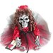 Valentines Doll, Red, Ballerina Doll, Garnet, Creepy Doll, Valentine Decor, Ballet, Ballerina, Skeleton, Scarlet, Gothic, Valentines Red