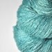 Fresh mint chewing gum OOAK - Tussah Silk Yarn Lace weight