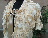 capelet,steampunk,steampunk shrug,bustle skirt,victorian,tea stayned,marie antoinette,vampire,jane austen,layer and frills, MadeToOrder