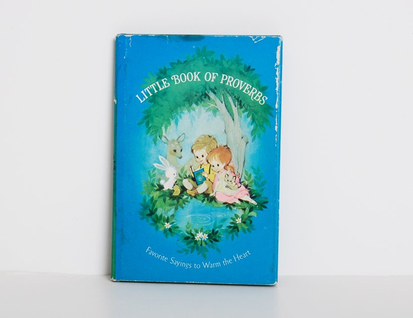 Vintage 70s Hallmark Little Book of Proverbs