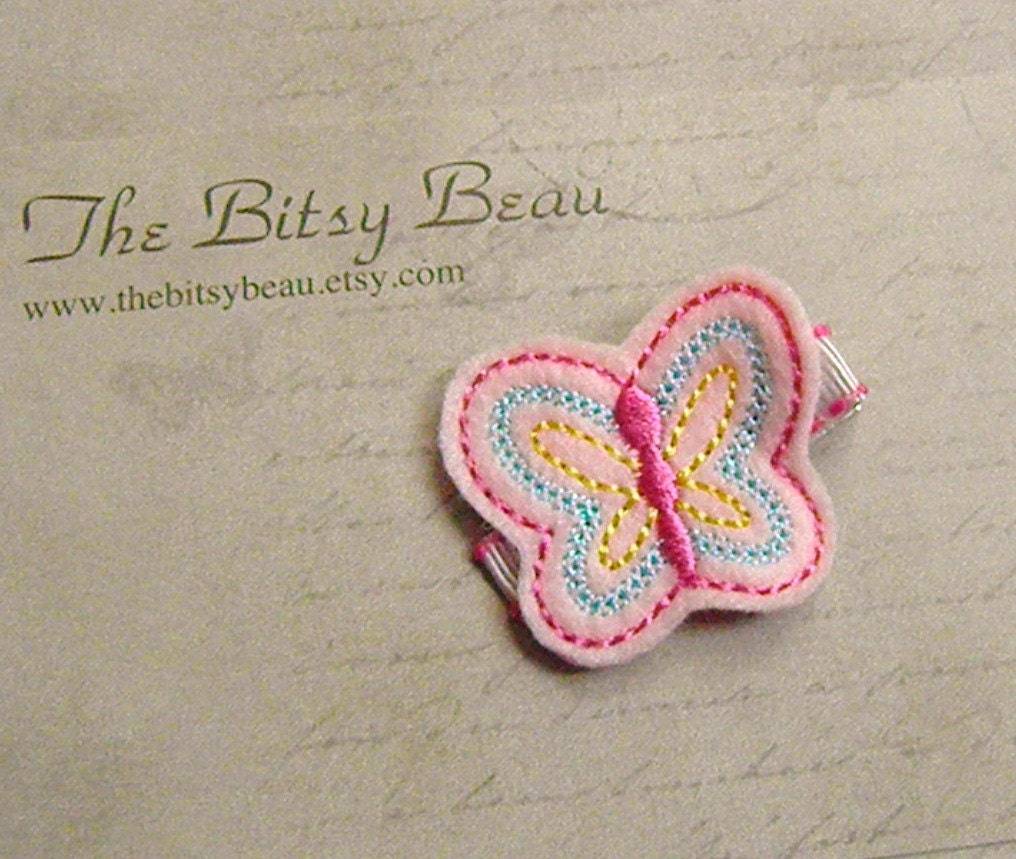Felt Butterfly No Slip Clip