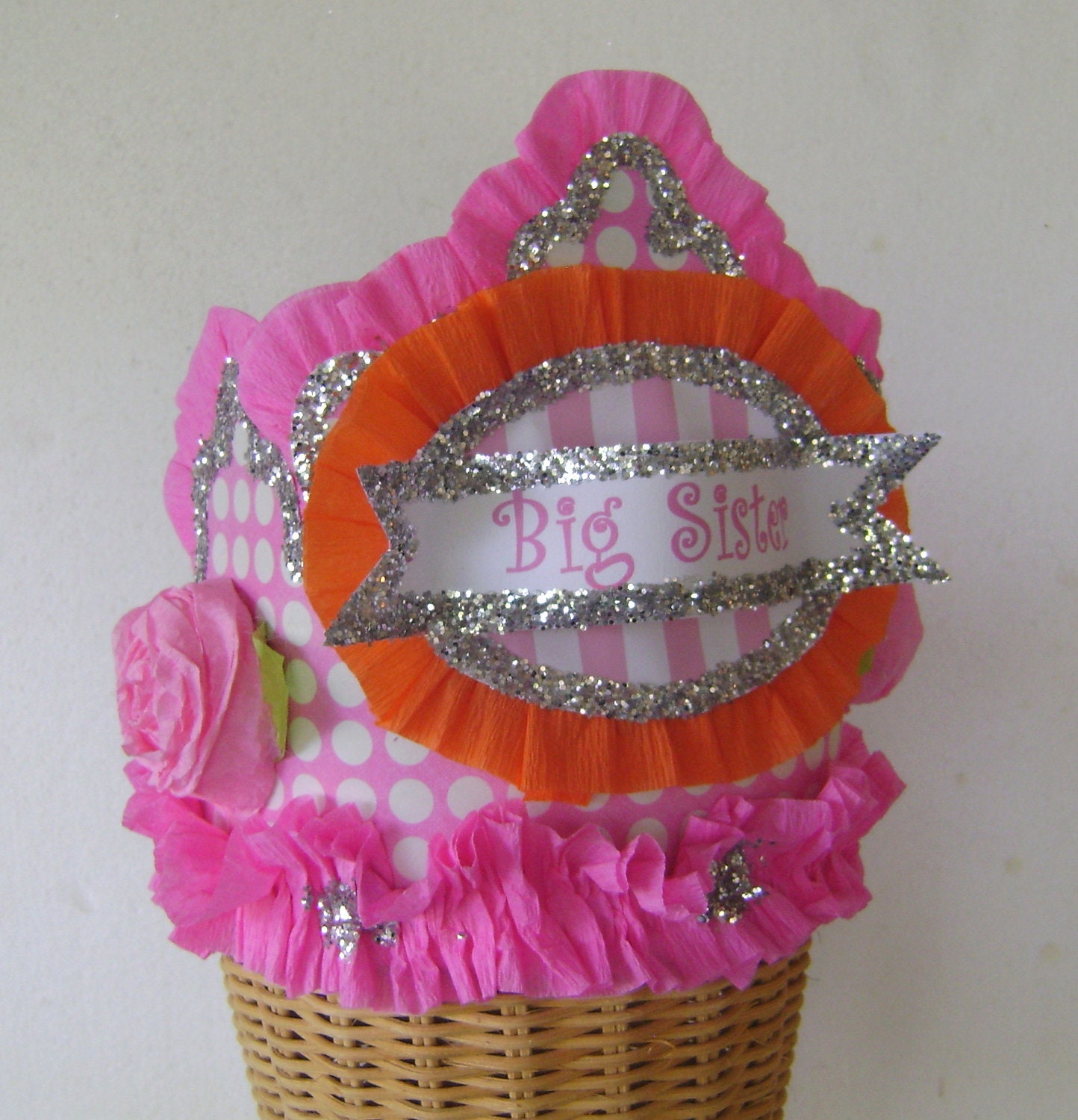 BIG SISTER - Celebration Hat/Crown- New Baby - Baby shower Il_570xn