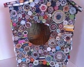 MY PLAY HOUSE - recycled cardboard paper mache and Coiled Paper structure sculpture