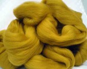Ashland Bay Solid Colored Merino for Spinning or Felting "Dijon"  4 oz.