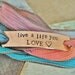 MIXED BERRY - Hand Stamped 100% Silk Multicolored Wrap Bracelet - Add Names, Date or Phrase of your choice