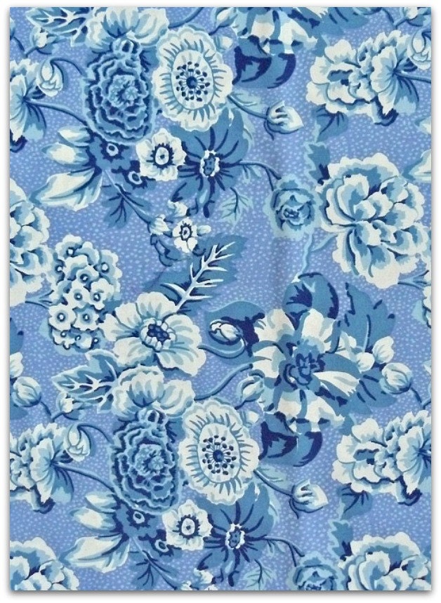 Westminster Kaffe Fassett Minton GP63 Blue FAT QUARTER Pre order