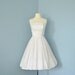 RESERVED FOR CYNTHIA Vintage 1960s Wedding Dress...Beautiful Short White Chiffon Wedding Dress Small