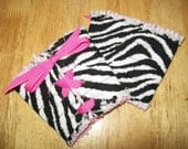 Zebra & Hot Pink Eco Friendly Reusable Hot/Cold Java Cafe Cozy