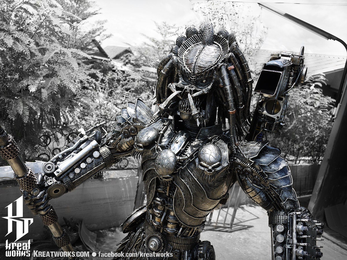 Steampunk  Metal Bloodlust Hunter ( Large item )