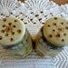Nippon Salt Pepper Set Scenic w Gilt Details