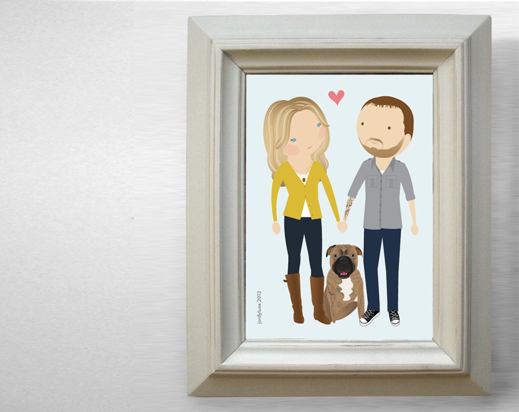 3-Person Custom Cartoon (Full Length)
