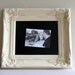 CHALK BOARD Wedding Sign White Ivory Distressed Shabby Chic French Country Kitchen Framed Ornate Vintage Black Board READY to Ship