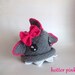 Shark hat -Girl or boy-Knitting Baby Hat - for Baby or Toddler-Gray baby hat-newborns knit boy hats animal-boy halloween costume