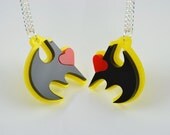 For the Love of Batman Friendship Necklaces - Laser Cut Acrylic