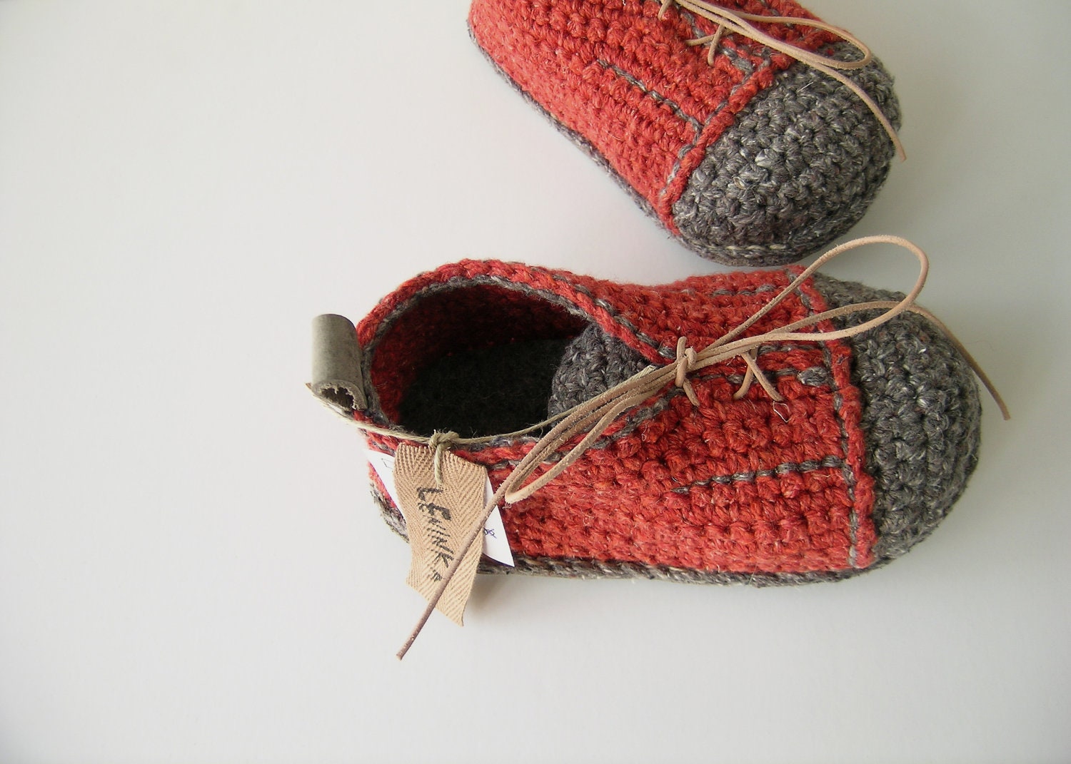 Boot-laced Booties Made for Walking - Toddler U.S. sizes 3-13
