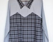 Recycled man's shirt - M/L  US 6/8 ( 38/40)