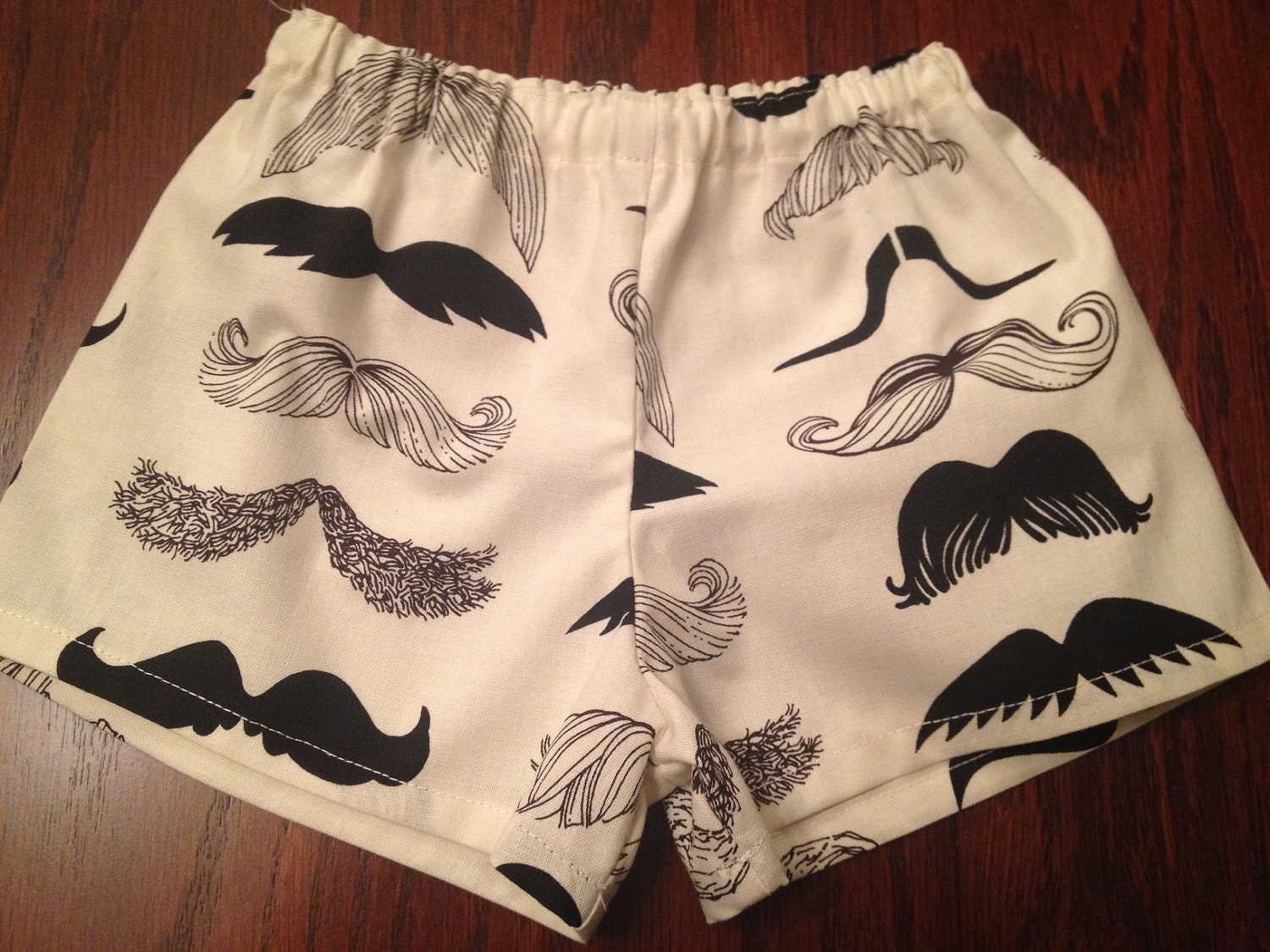 Baby Boy Moustache Shorts
