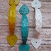 Hammered Metal Spanish Mission Style Gate or Door Handle for your Front Door or Gate Entrance