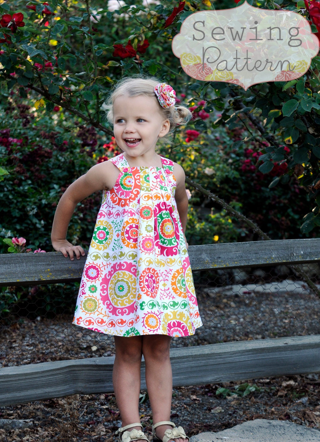 INSTANT DOWNLOAD- Harper Reversible Dress (Sizes 6/12 months to 6) PDF Sewing Pattern and Tutorial