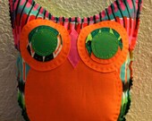 Matchstick Twin Owl Friend - Orange