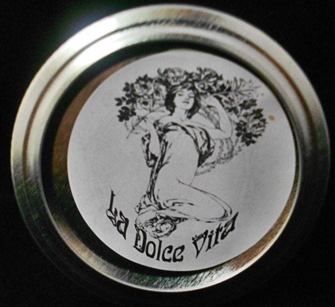 La Dolce Vita Posh Beeswax Mason Jar Candle