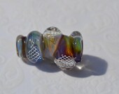 Escape-Lampwork Glass focal Bead -HANDMADE-SRA-OOAK-Free Shipping