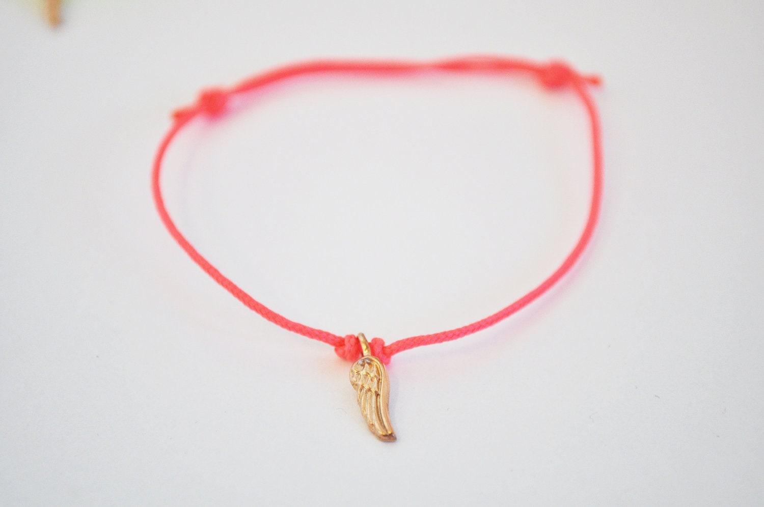 wing bracelet-rose gold plated-free shipping