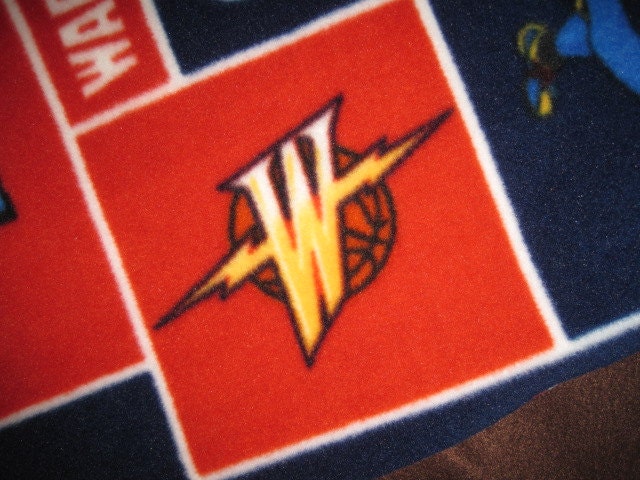 Warriors Basketball Emblems and Logos Fleece Scarf
