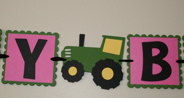 hot pink tractor