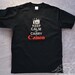 Camera Shirt Keep Calm and CARRY A CANON Black Unisex for Men and Woman - When You Get Only One Shot, Keep Calm & Carry a Canon