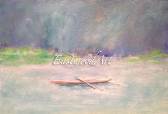 Original Painting, Original Landscape Art, "On the Lake"
