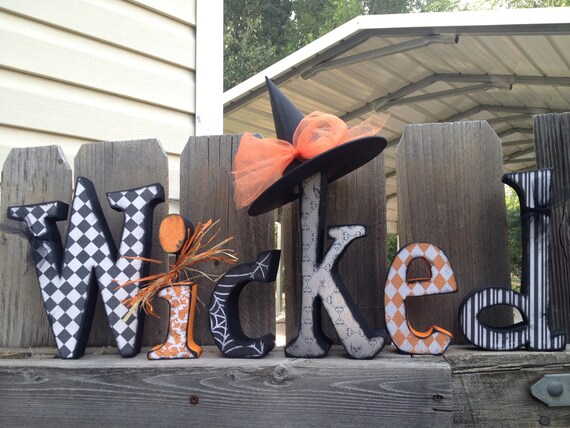 Halloween--Wicked Letter Set