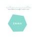 custom / personalized geometric wooden rubber stamp