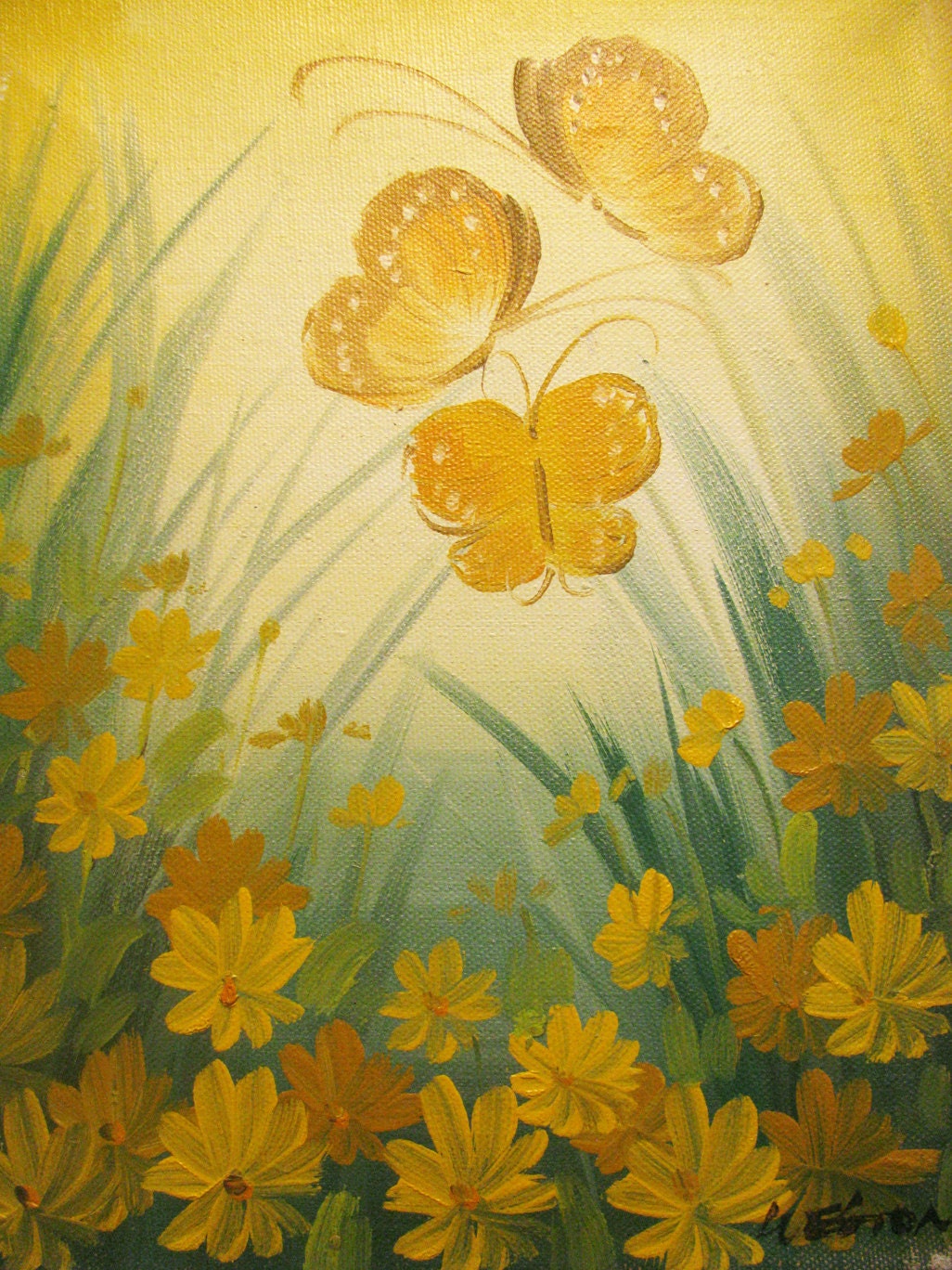 Flower Acrylic Paintings
