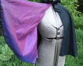 Vintage 1800's Victorian CAPE FABULOUS and Gorgeous S-XL Vibrant Purple Lining