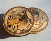 Coasters, Wood Coasters, Rustic Coasters, Rustic Decor