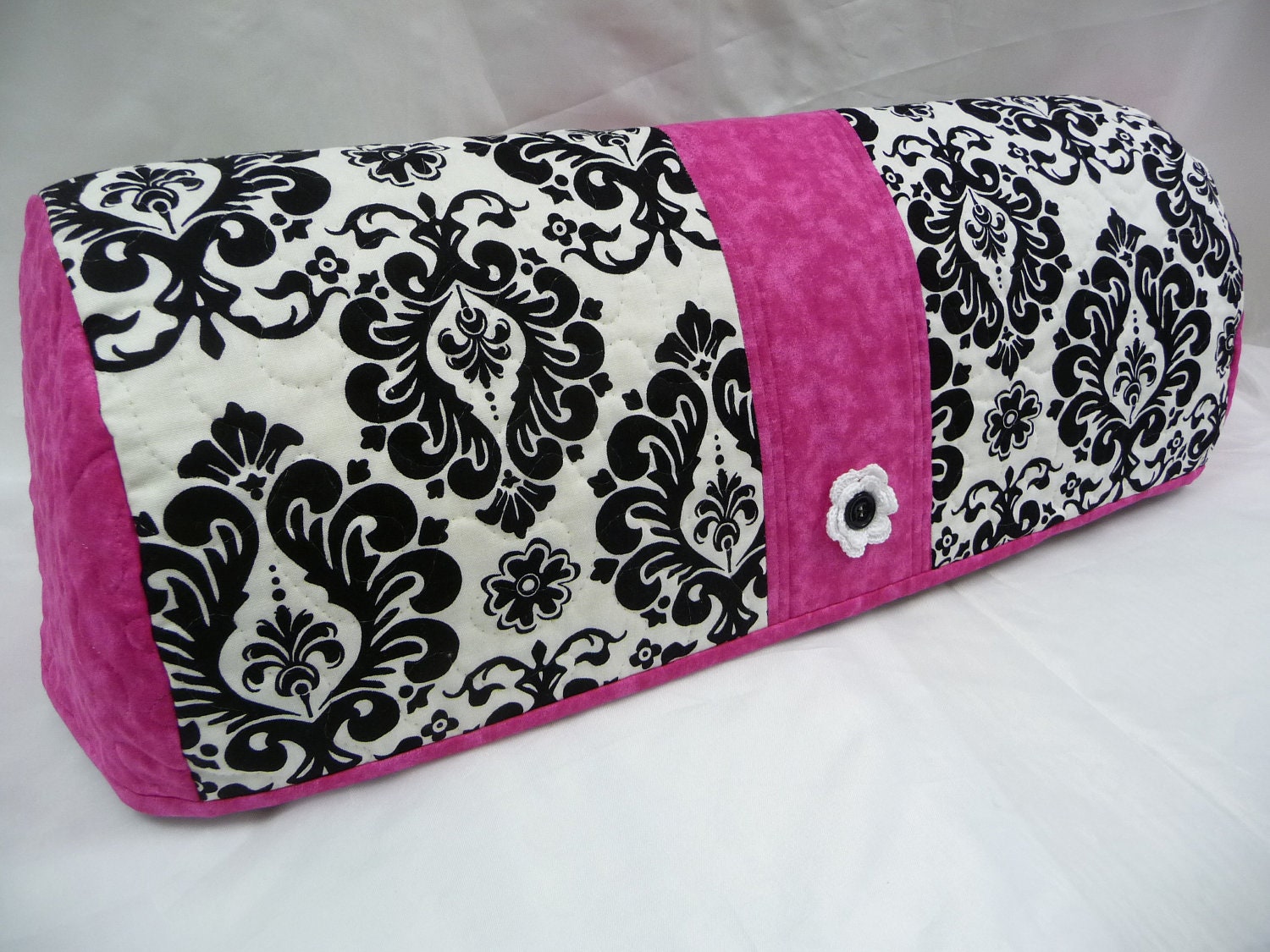 DELIGHTFUL DAMASK with Hot Pink - Cricut Dust Cover - Cricut Cozy - Expression Dust Cover - Expression Cozy