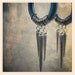 Fakers - Leather and Spikes  - Earrings for Stretched Lobes - Faux Gauges