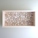 white birch forest wood grain shelf - made to order