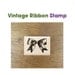 Vintage Ribbon Rubber Stamp