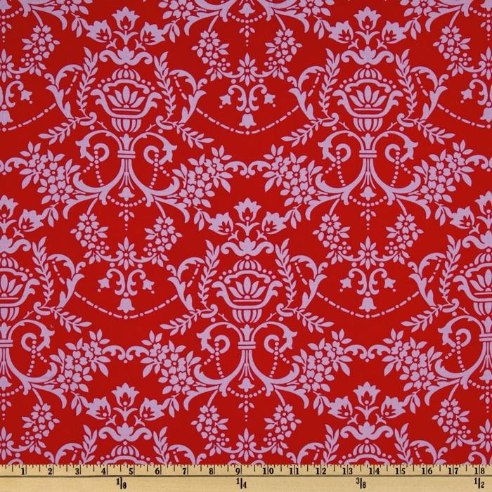 Child Toddler Kid's Play Teepee/Tent Hideaway in Crazy Love Natasha Red by Jennifer Paganelli Sis Boom