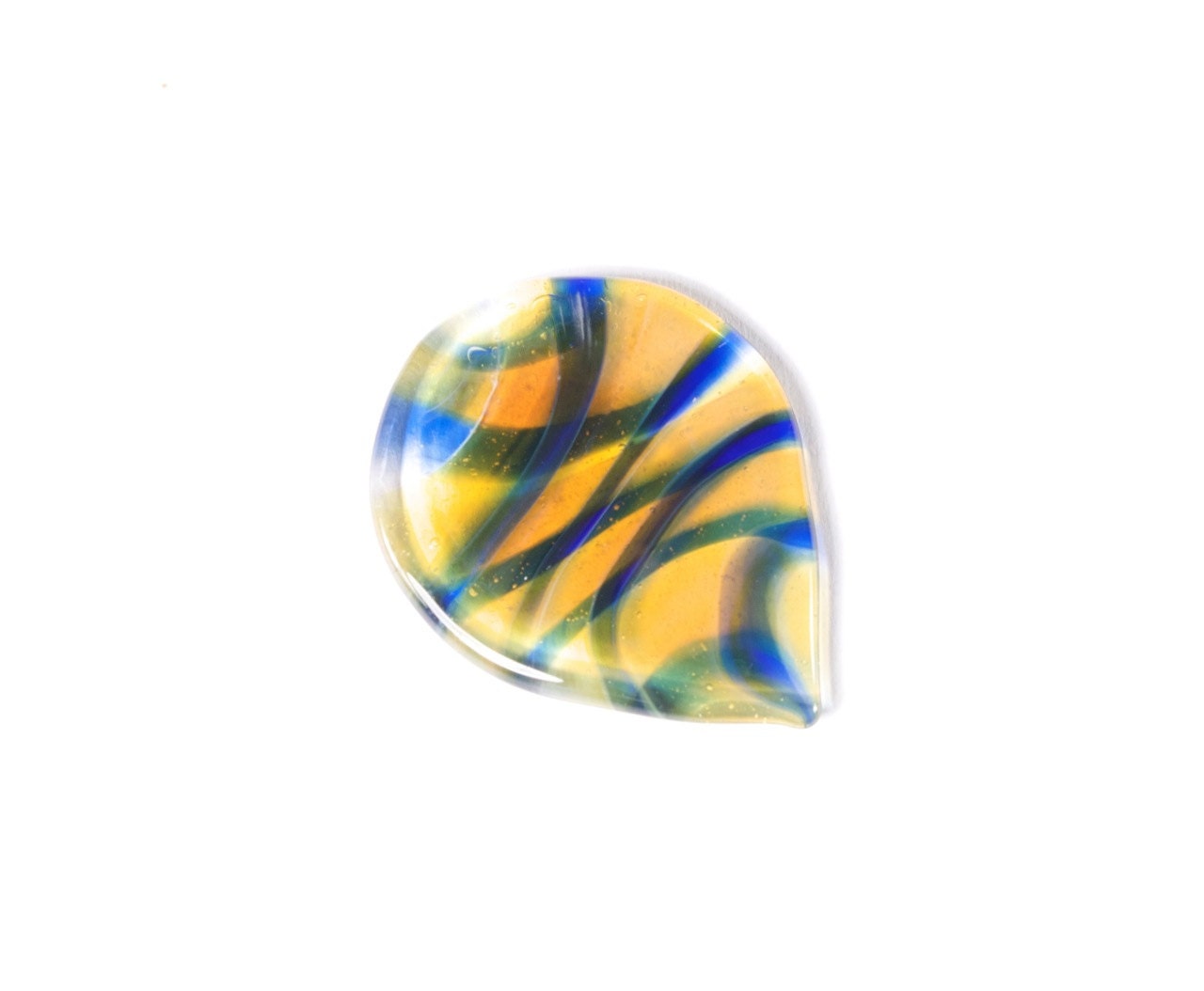 Blue & Yellow Guitar Pick
