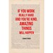 inspirational quote - AMAZING THINGS Will HAPPEN Conan O'Brien quote - dictionary page print