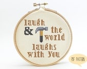 Oldboy Cross Stitch Pattern - Laugh & The World Laughs With You - Geek Cross Stitch Pattern