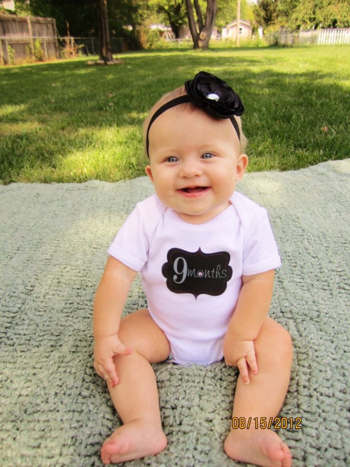 NEW Monthly Baby Onesie Stickers - Kinsley