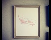 eames lounge chair print