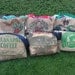 Eco Friendly Bridal Party Gifts 3 Totes and 3 Messengers - Handmade from Recycled Coffee Sacks