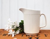 Vintage English White Creamer